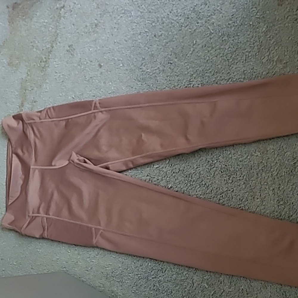 Brown leggings size small,  from mono b